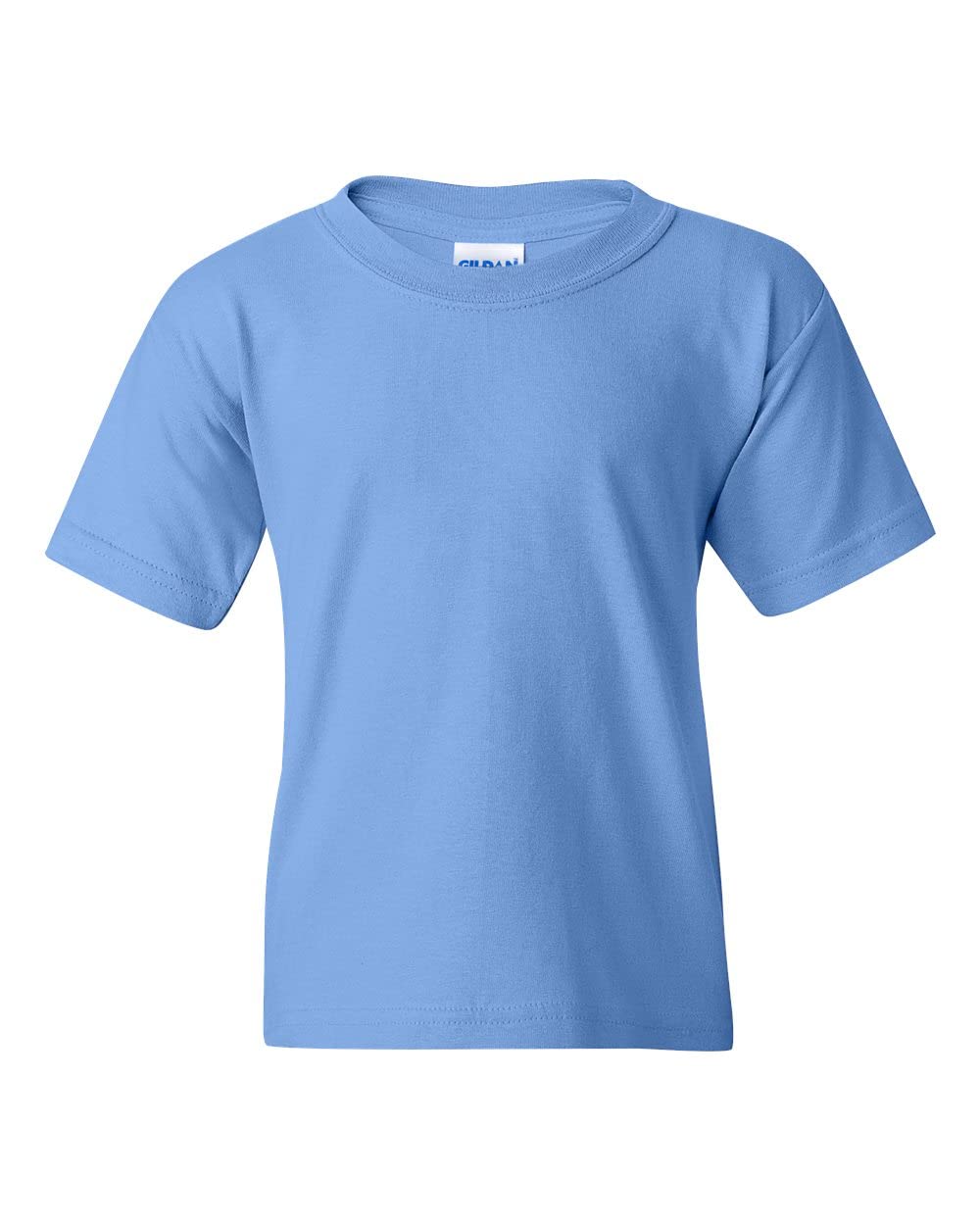 Gildan Youth Heavy Cotton T-Shirt, Style G5000B, 2-Pack L - Carolina Blue
