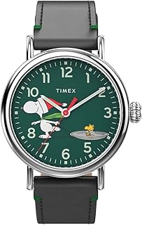 TW2V60200 Mens Standard Peanuts Watch, Green, TW2V60200-AMZUK