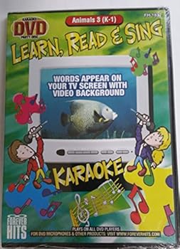DVD Learn, Read & Sing Karaoke DVD Animals 3 (K-1) Book