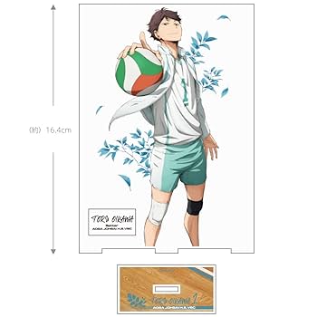 ハイキュー　及川徹　アクリル 描き下ろし 及川徹 アクリルアートスタンド 飛翔Ver