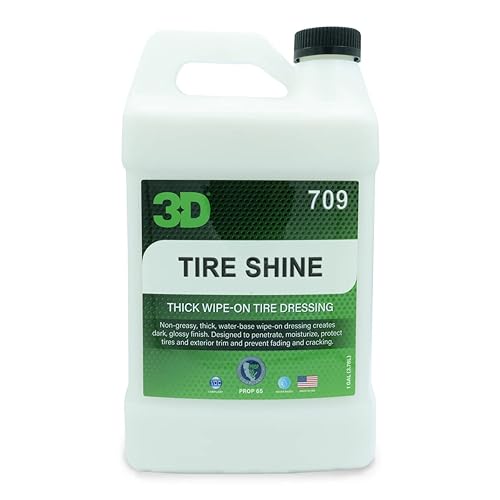 3D Tire Shine Gel – Water-Based, High Gloss Tire Dressing