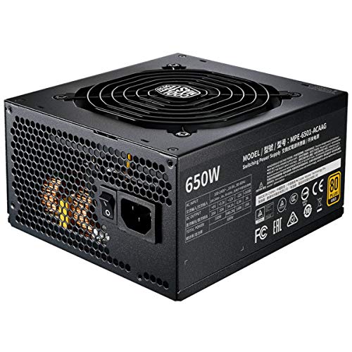 FONTE COOLER MASTER 650W 80 PLUS GOLD MWE V2 - MPE-6501-AFAAG-WO