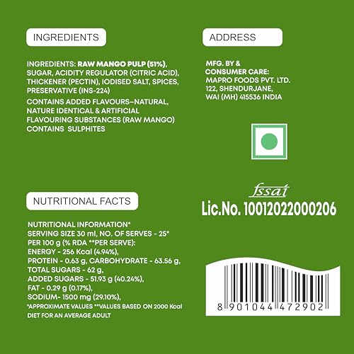 Image of Mapro Raw Mango Crush, 750ml