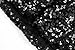 Formeet17 Women's Glitter Sequin Skirts Stretch Night Out Party Club Skirts (X-Large, Black)