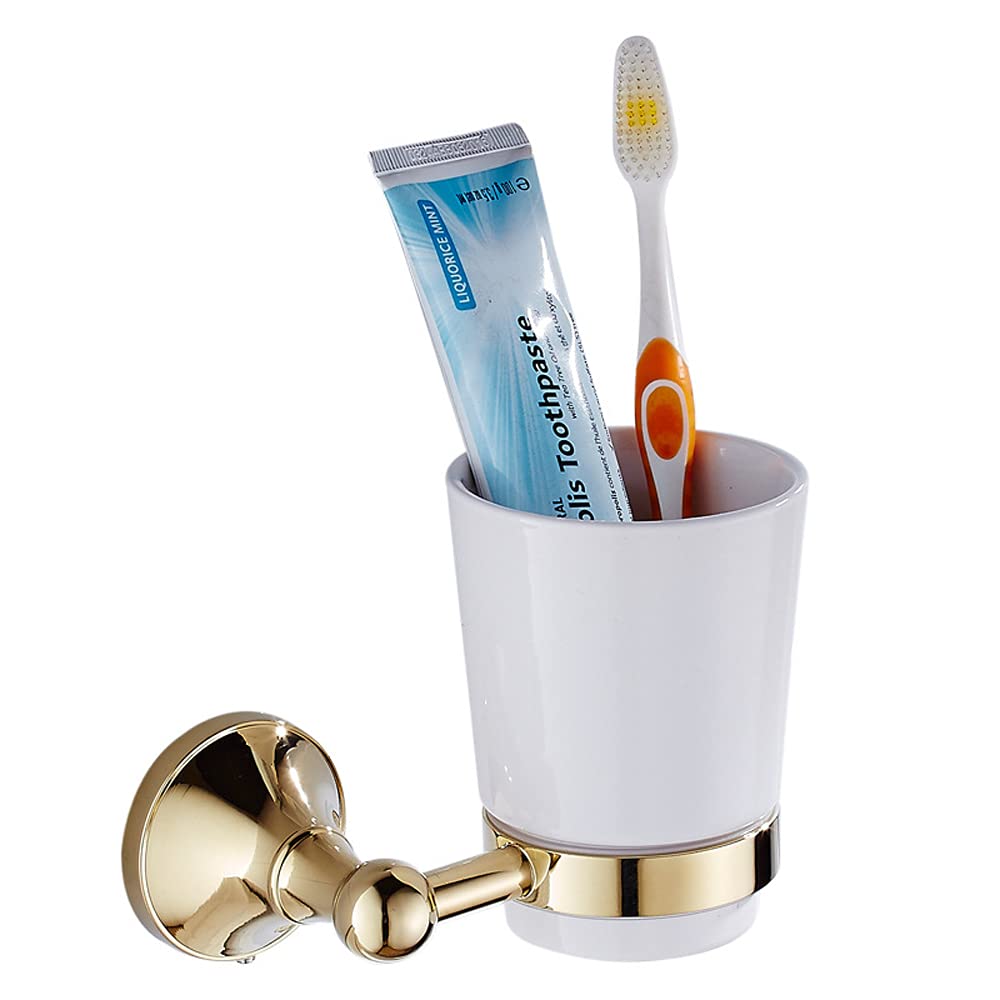 Szczotkowany d naścienny uchwyt na szczoteczkę do zębów - Ceic Tumbler i pasta do zębów nizer - Slish Bathroom Sto for s & Cups - matowy wzór Ceic