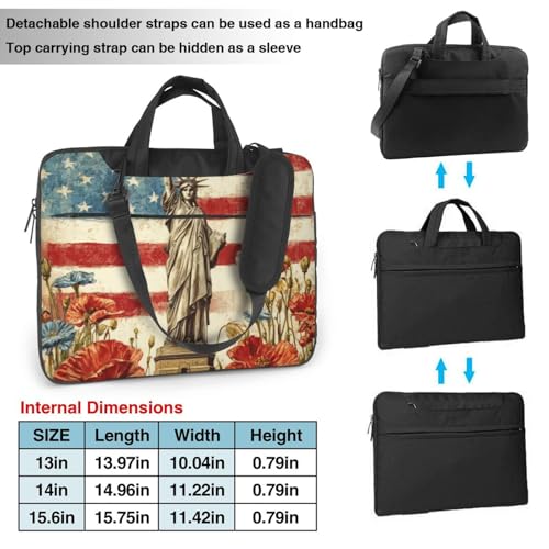 Maletín portátil impermeable para laptop 15.6'' miniatura 4