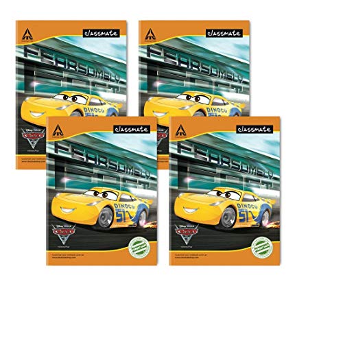 Classmate Notebook | 172 Pages | Four Lines with Gap | 24.0cm x 18.0cm | Pack of 4 | Practice Notebook for School Students