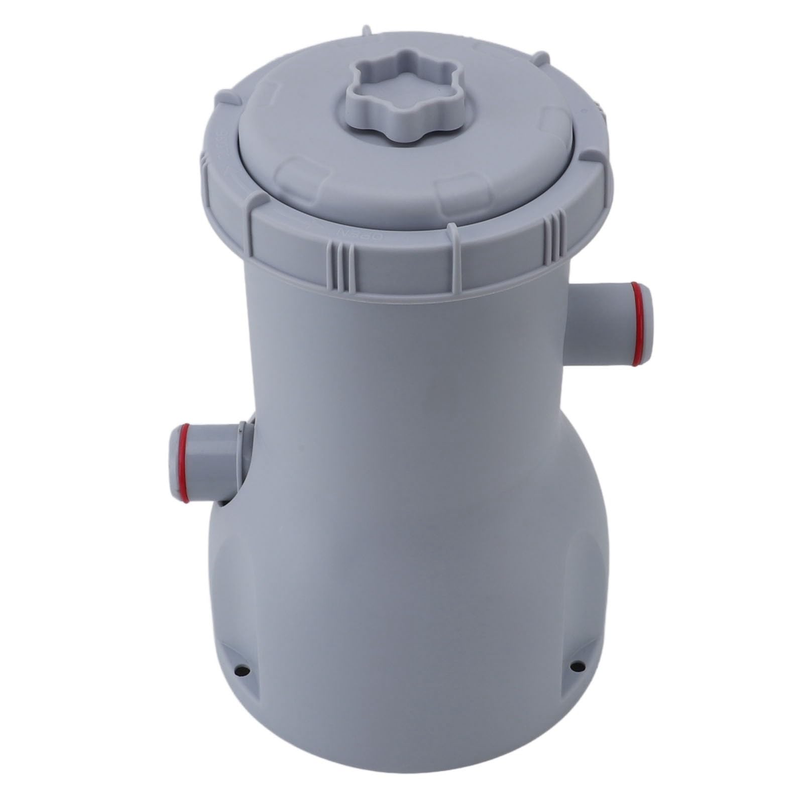 Pompa Filtro a Cartuccia Trasparente a 35 W Efficiente per Piscine Fuori Terra 530 GPH Porta della Pompa per la Manutenzione della Piscina Fuori Terra (Plug 220v)