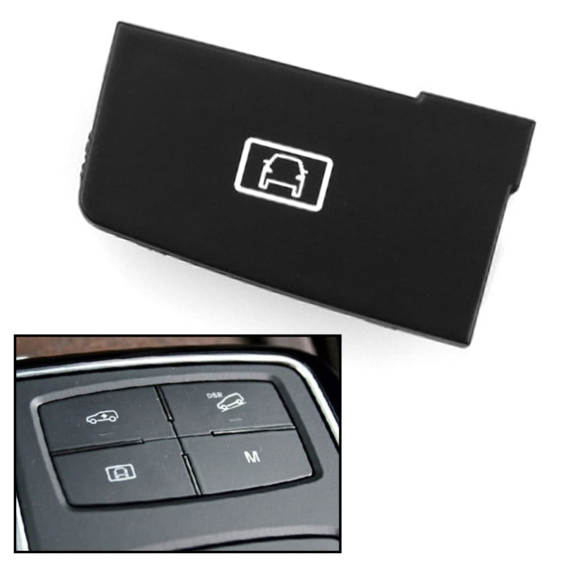 Center Switch Button Caps Switching Display Button Compatible for Mercedes-Benz ML GLE GLS W166 X166 W292 Repalces OE# 166905135