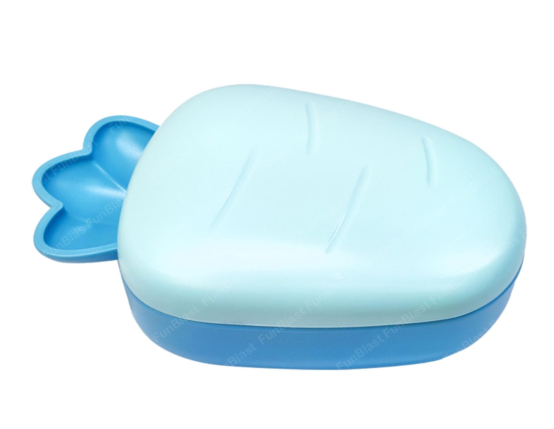 FunBlast Carrot Shaped Soap Box Holder with Cover – Soap Case for Kids Bathroom and Basin, Soap Dish Holder, Double Layer Drain Compartment Soap Tray with Cover (Random Color) (B0B4KCWC4X) Amazon Price History, Amazon Price Tracker