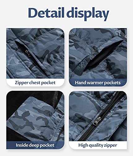 Image of Men's Puffer Jacket Waterproof Winter Parka jacket Warm Thicken Ski Coat
