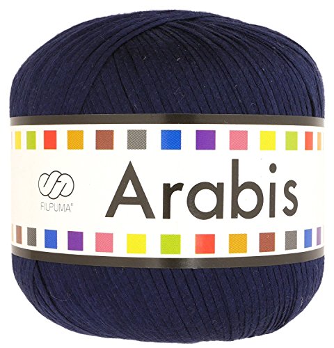 パピー アラビス 毛糸 中細 6630 ブルー 系 40g 約165m 10000369