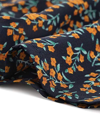 Allegra K Donne dalle Stampe Floreali Volant