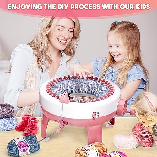 Image of Knitting Machine 40 Needles,Smart Loom Knitting Machine with Row Counter