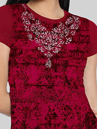 Image of Lyra Women's Printed Regular Fit T-Shirt