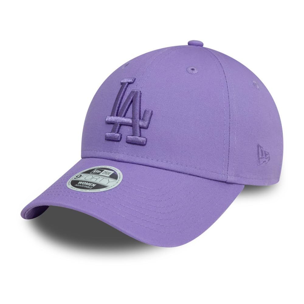 New Era Women's Med Purple League Ess 9Forty La Dodgers Cap One Size Purple