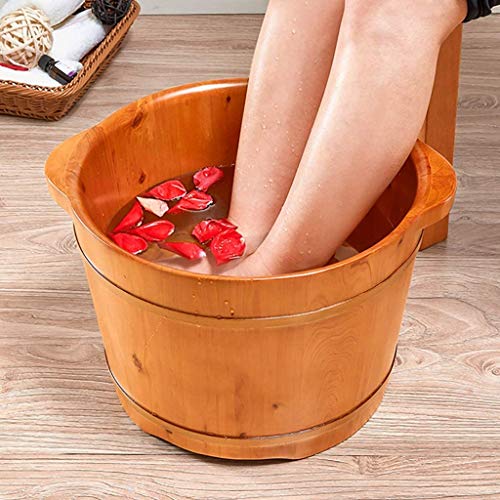 Spa de pies de madera para uso doméstico, bañera profunda miniatura 5