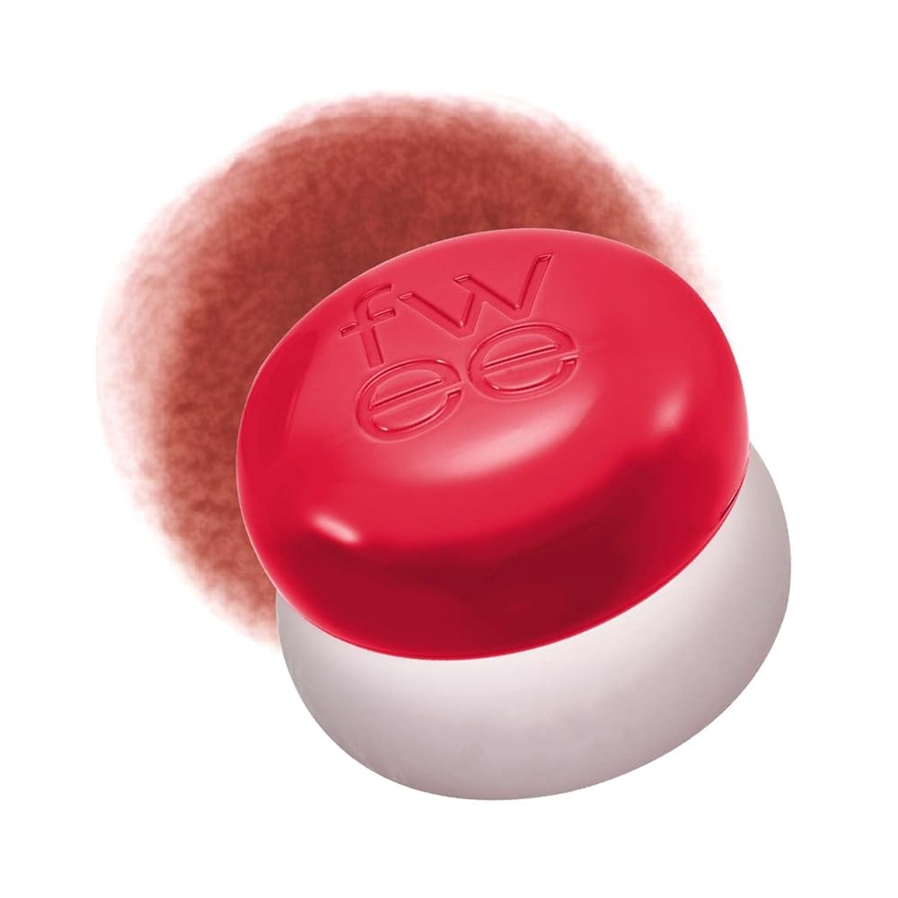 fwee Blurry Pudding Pot | Airbrushed Blush & Lip, Buildable & High Pigment, Long-lasting, Lightweight, Natural Soft Matte Finish, Satin Finish Blurring Blush - Fav (Tanned Brown) | 0.17 oz