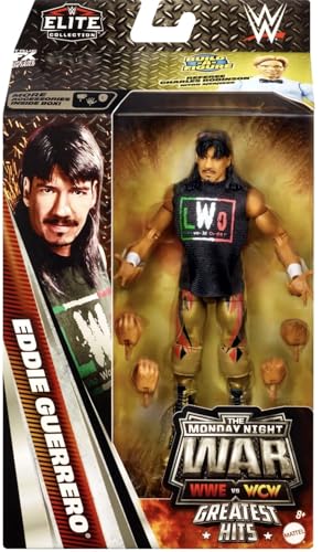 WWE Eddie Guerrero Mattel Elite Collection Monday Night War v WCW Greatest Hits Series 3 Wrestling Action Figure Toy
