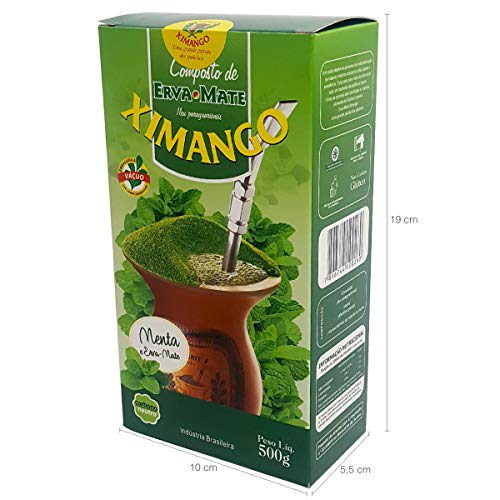 Erva Mate Menta 500 gramas Ximango
