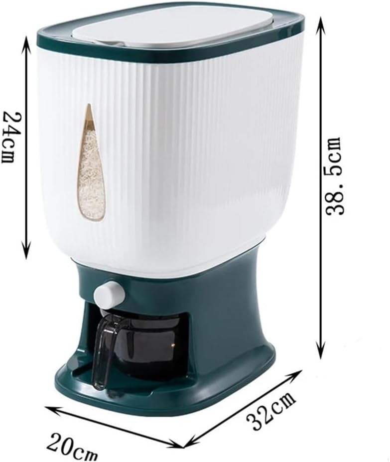 Plastic Sealed Rice Bucket Grain Storage Box Household Separator