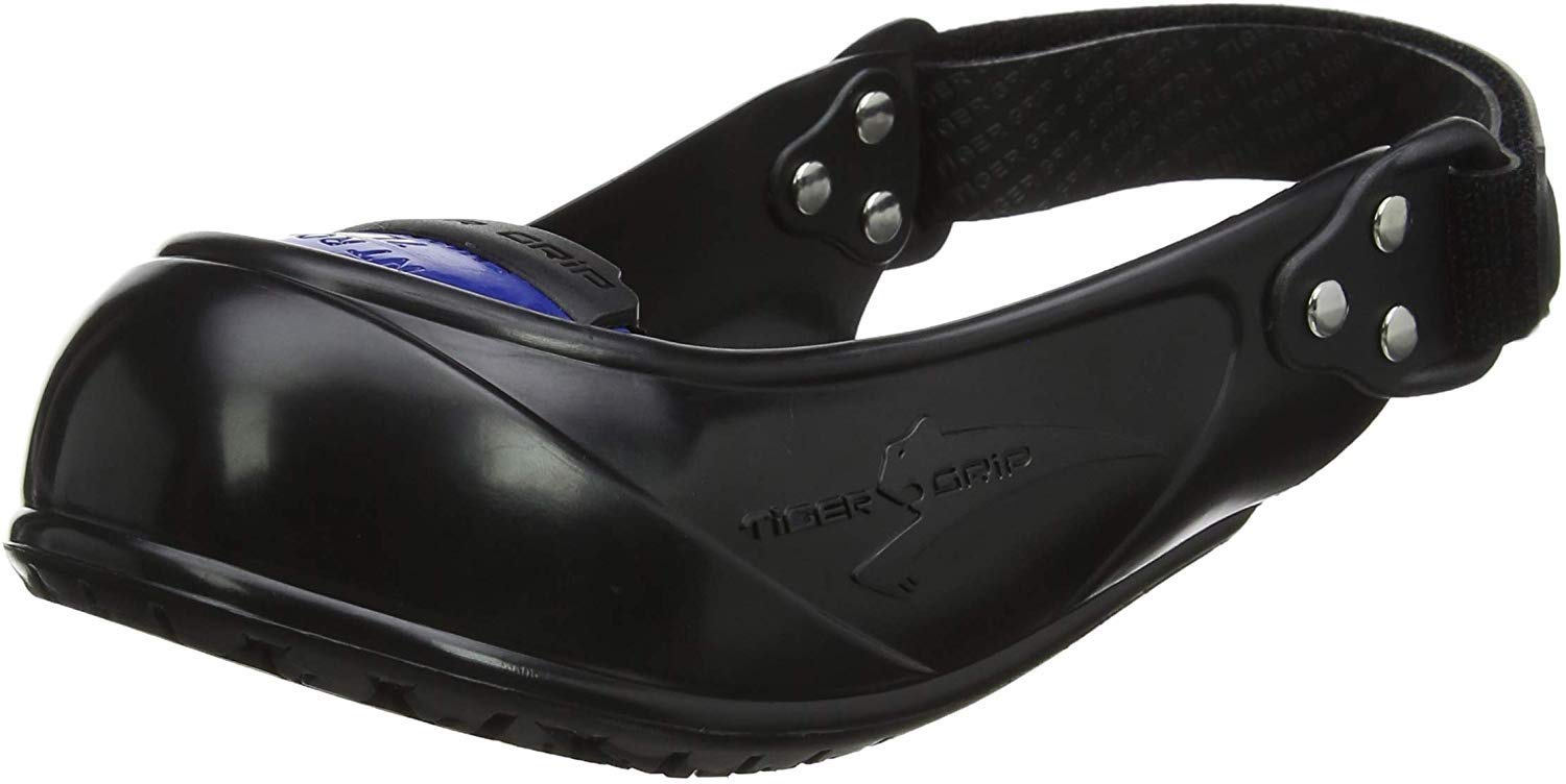 Tiger Grip Visitor Safety Overshoes, black, VISITOR