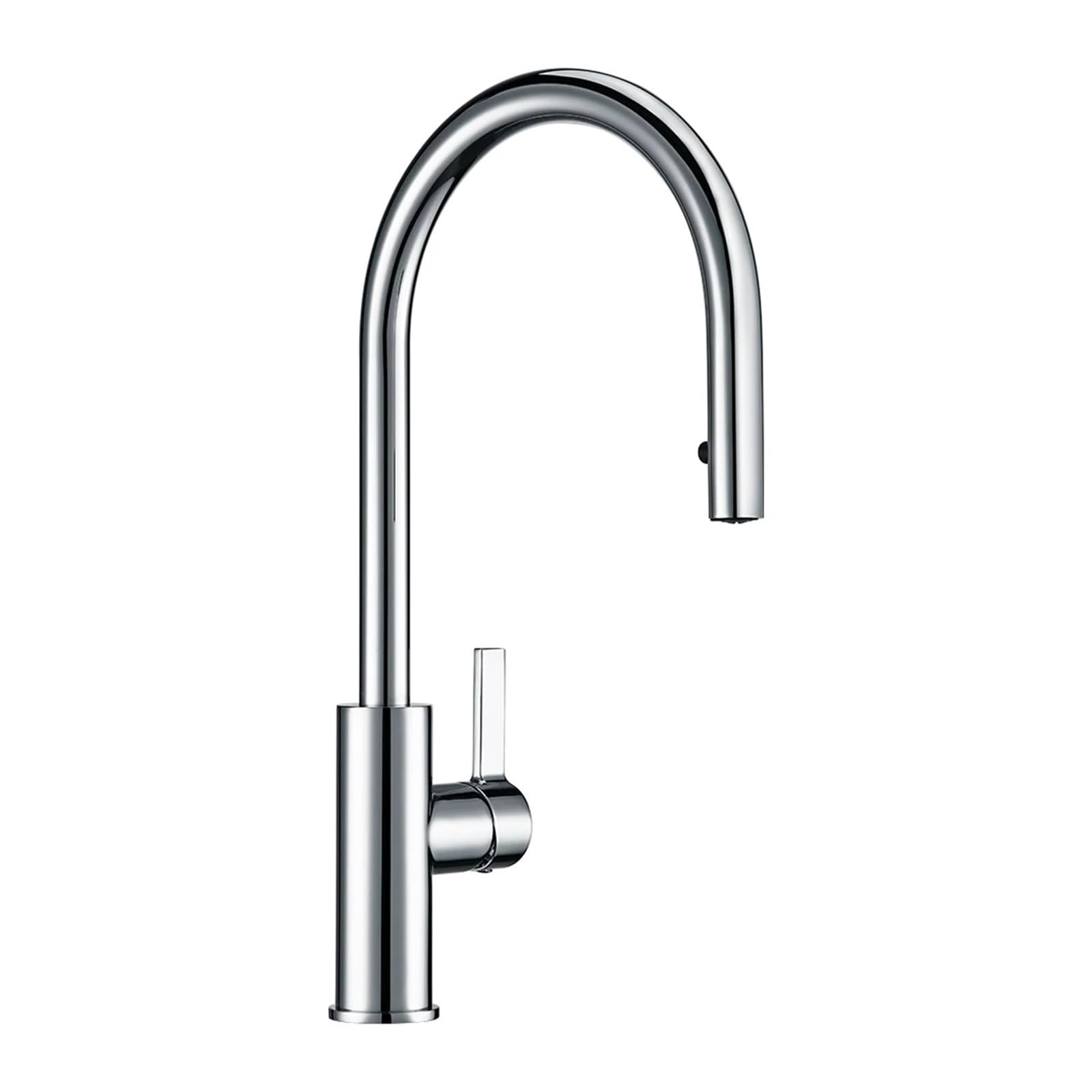Grifo de cocina extraíble cromado monomando lavabo agua fría caliente encimera