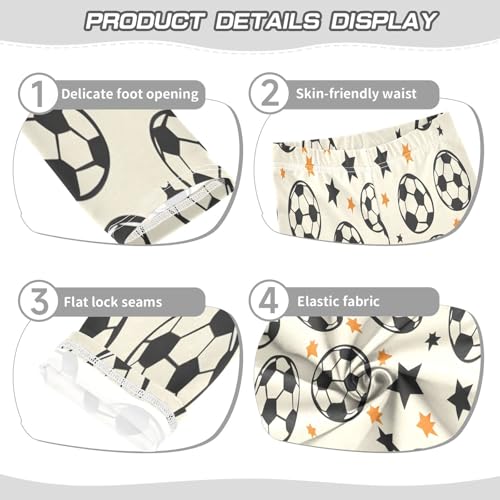 Toddler Girls Leggings Printed Yoga Pants Leggings Ball and Star for Kids3