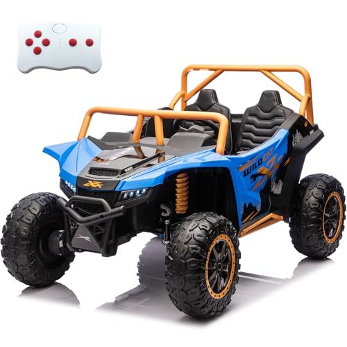 NEWQIDA XXXL 24V 2-Seater Ride on Toys for Big Kids UTV Licensed Arctic CAT with Remote Control, 4X4 Off-Road Ride on El - Detailed View