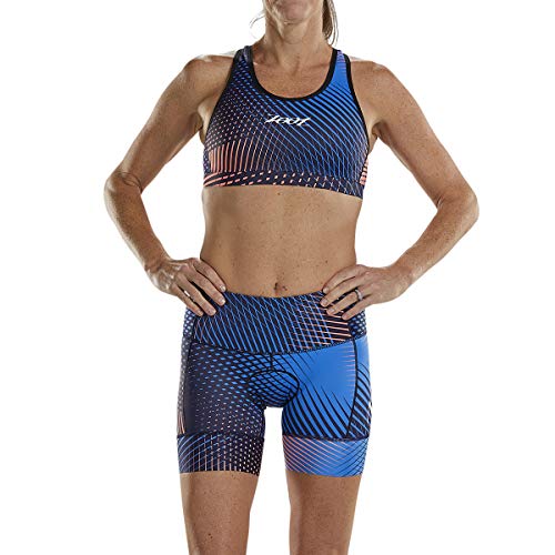 Zoot Women's LTD 6-Inch Tri Shorts - High Performance Triathlon Shorts with 2 Pockets (Stoke, Medium)