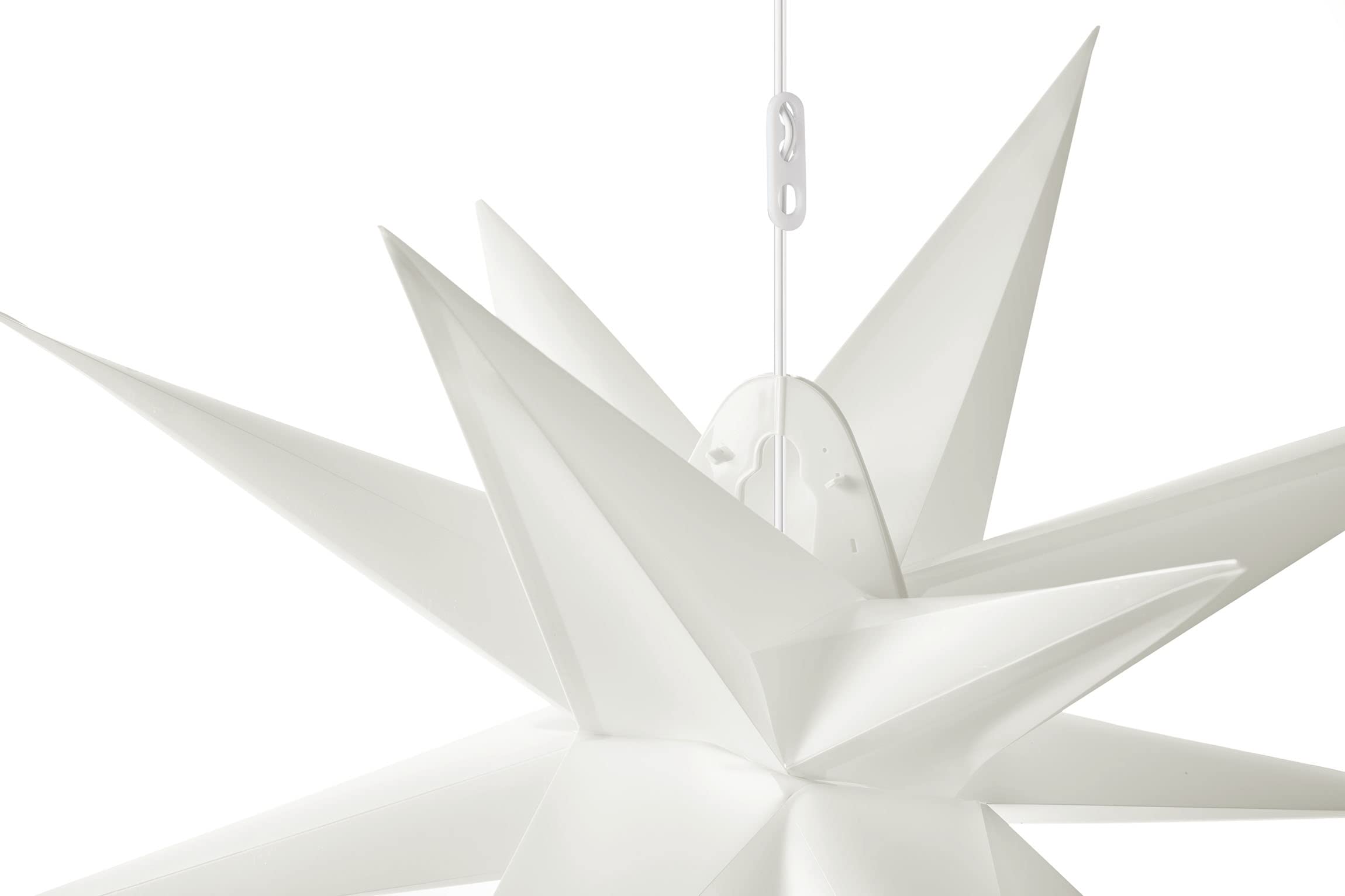 AMARE LED 3D Außenstern XXL Weiß ca. 100 x 100 x 100 cm (B x H x T), für den Innen- und Außenbereich, mit Timer, 100 cm - Netzbetrieb, 9700-1005-101, XXL Stern 100 cm