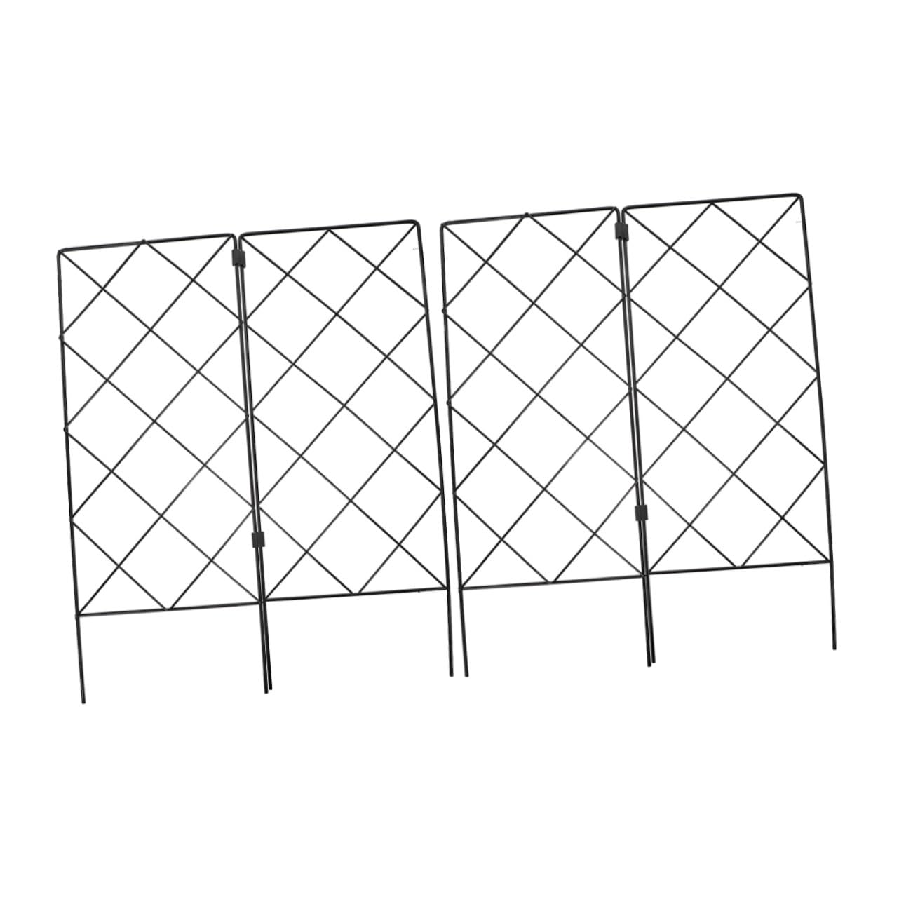 2pièces Accessoires De Jardinage Treillis pour Plantes Grimpantes Décoration pour Pots De Fleurs Support pour Croissance Droite Et Saine