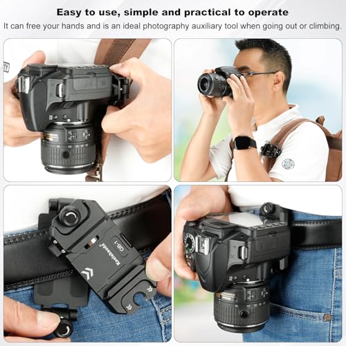 Clip de sangle de sac à dos avec libération rapide en aluminium nikon canon - 2
