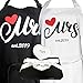 Aprons Gift Set with His and Hers Aprons,Heart-Shaped Ring Dish,Mr. and Mrs. Est. 2019 Kitchen Cooking Set with Gift Box, Funny Cooking Bibs for Wedding Marriage Newlyweds(Set of 2) (Heart2019)
