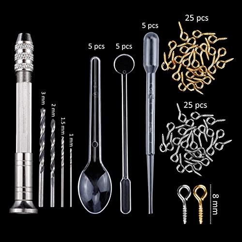 Homesen produtos de bricolage 97 PCS DIY Silicone Casting Molds for DIY Jewelry Craft Making Set DIY