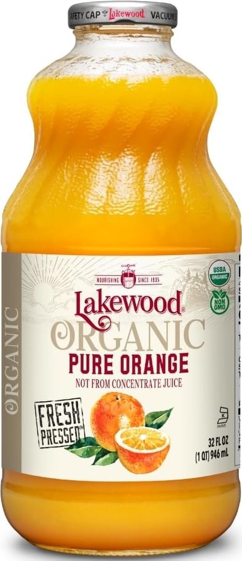 Lakewood Organic Pure Orange Juice, 32 FZ