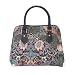 Blue Flower and Bird William Morris Strawberry Thief Tapestry Top Handle Handbag with Detachable Strap to Convert to Shoulder Bag by Signare (CONV-STBL)