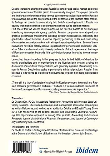 The Development and Challenges of Russian Corporate Governance I: The Roles and Functions of Boards of Directors (Soviet and Post-Soviet Politics and Society)