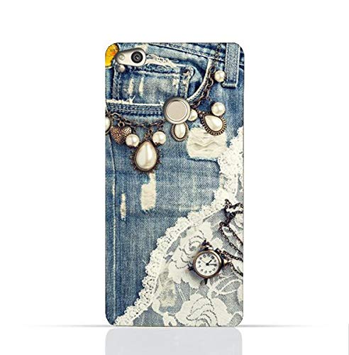 AMCHuawei P8 Lite 2017 / Huawei P9 Lite 2017 / Huawei Honor 8 Lite/Huawei Nova Lite/Huawei GR3 2017 TPU Silicone Case with Modern Jeans Pattern
