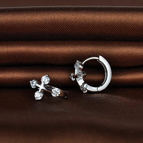 Infinite U, orecchini a cerchio in argento