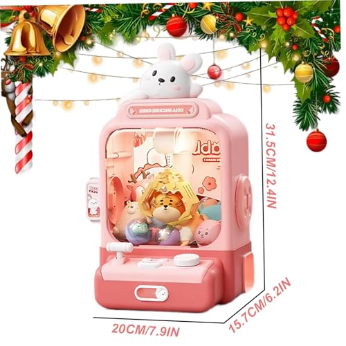 Mini machine à griffes pour enfants lapin avec 10 poupées - 2