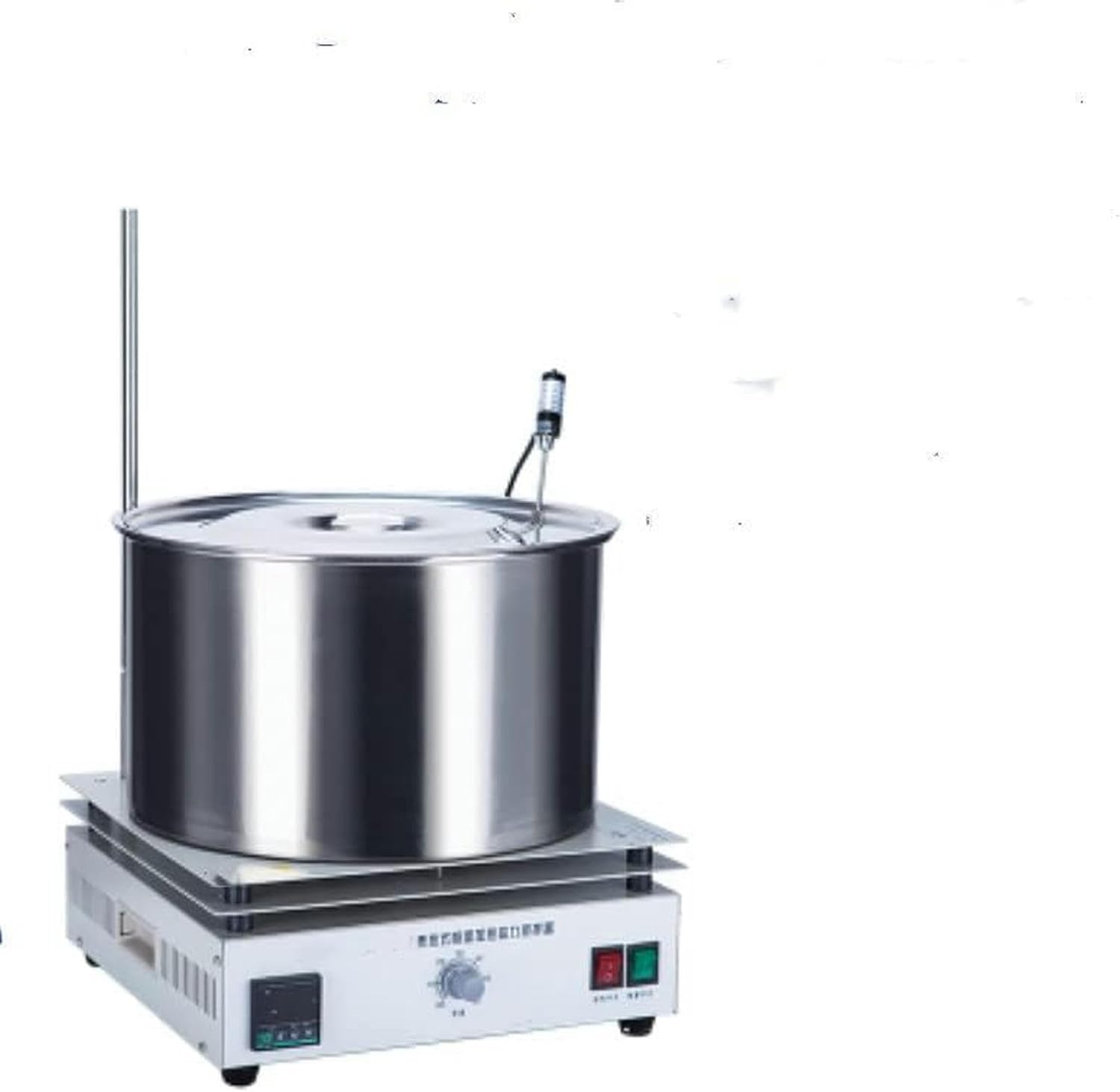 FLTRGO Warm -Tough Laboratory Agitation Container, Digital Magnetic Mixer Liquid for Water Bathroom and Oil Bathroom, Magnetic Agitative Heating Plate