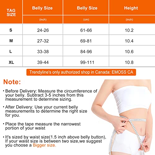 Trendyline Women Postpartum Girdle Corset Recovery Belly Band Wrap Belt, Medium,Beige Nude Medium #TOP1