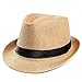 Produktbild Sommer-Hüte Damen Herren Strohhut Im Freien Breathable Cowboy Cap Jungen Mädchen Kinder Sonnenhut (Color : Khaki)