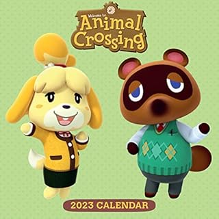 Danilo Promotions Limited Animal Crossing Calendar 2023 Official Gaming Present Gift with Organising Stickers, 30.5 cm x 30.5cm