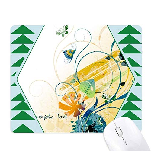 Tapis de souris green pine tree caoutchouc et tapis de bureau motif papillon tapisserie