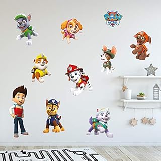 Paw Patrol Large Set Wall Sticker (60cm Width x 20cm Height)