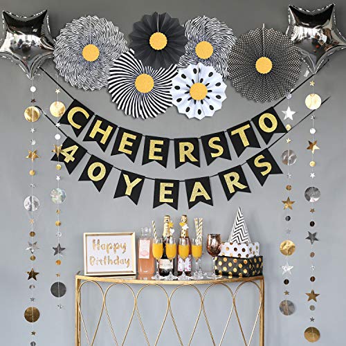 40th Birthday Decorations for Women or Men by Homond, 40th Bday Decorations, 40th