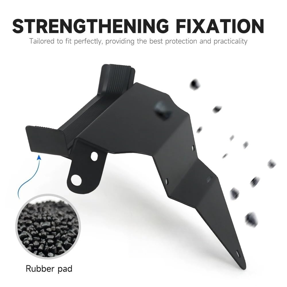 Portatarga Staffa di supporto triangolo rinforzo targa accessori moto adatta per XMAX 300 2023 2024 2025