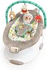 Bright Starts Winnie the Pooh Dots & Hunny Pots Rocking Baby Vibrating Baby Seat with Music and 3 Different Playmates, 58x48x58 cm